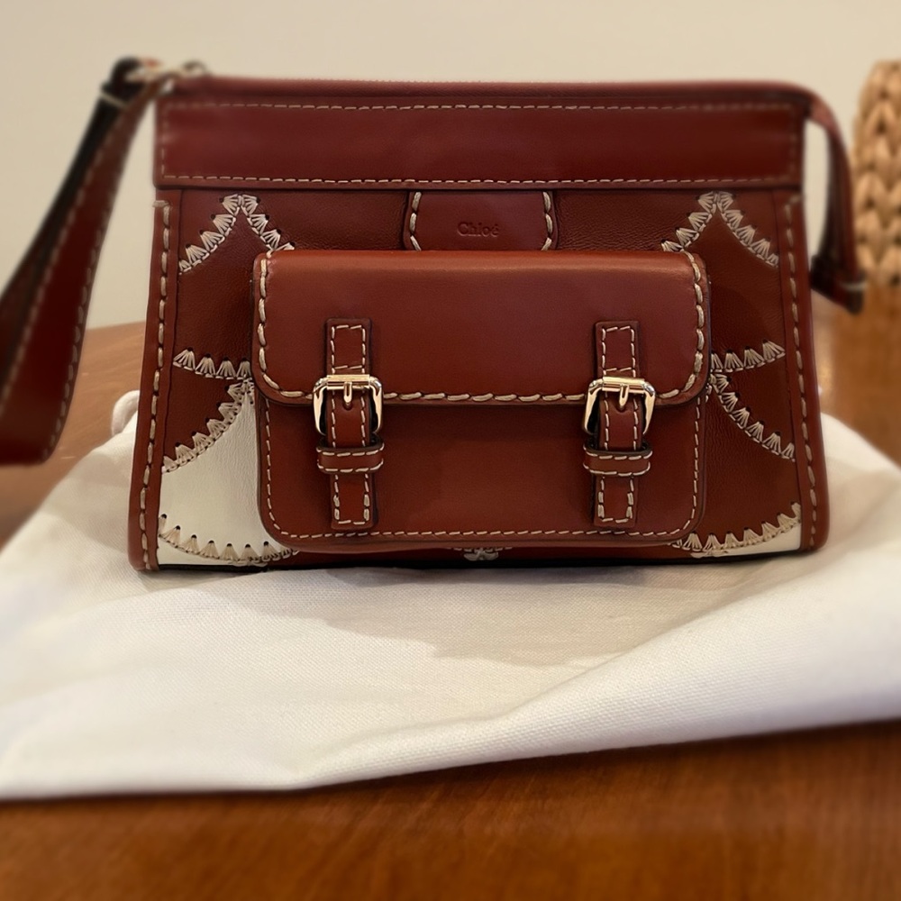 Chloe Edith Limited Edition Small Leather Wristlet Pouch